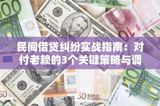 武汉民间借贷纠纷实战指南：对付老赖的3个关键策略与调解盲区解析