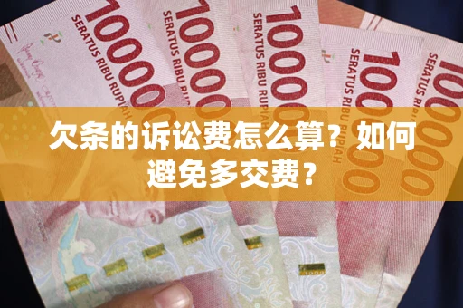 武汉欠条的诉讼费怎么算？如何避免多交费？